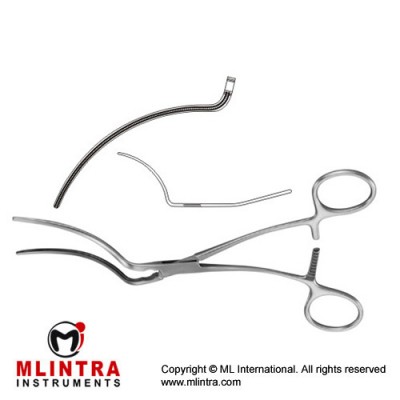 DeBakey-Wylie Atrauma Peripheral Vascular Clamp Stainless Steel, 18 cm - 7"
